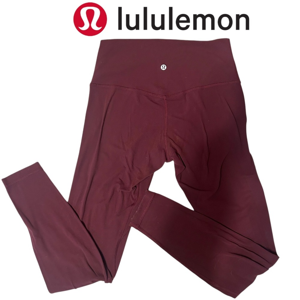 Lululemon Maroon Full Length Leggings